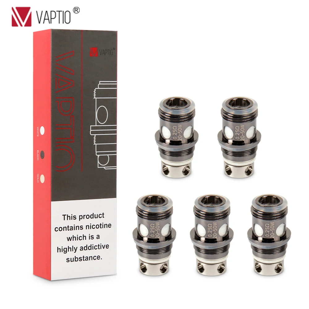 Электронная сигарета комплект Vaptio 0.25ohm сердцевина распылителя головка для P1 Kit