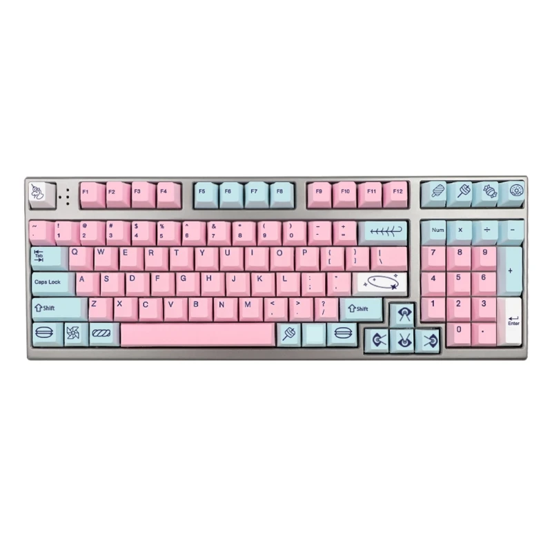 

L21D Acid House Keycap Cherry Profile For Cherry MX Switch 7U Space bar Sweet Girl Keyboard for Key Dye Subbed Anime 137k for
