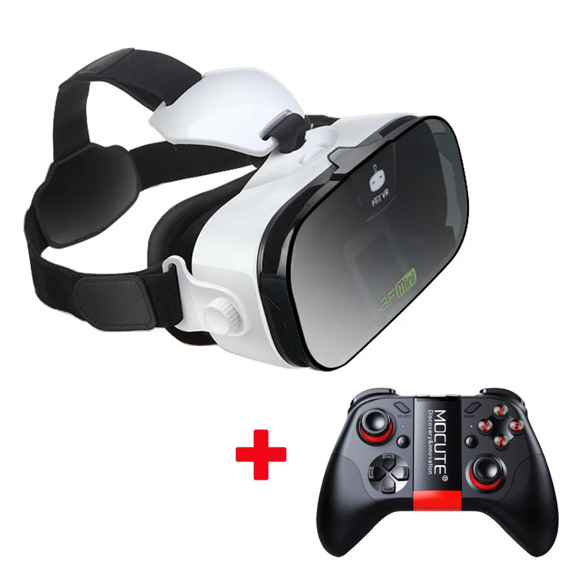 FiiT VR 3F Очки виртуальной реальности 3d гарнитура Google Cardboard шлем очки шлем 3 D для 4,0-6,4 дюймов телефон смартфон - Цвет: 3FMINI with Remote B