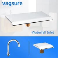 stainless steel chromed bathtub waterfall spout bathtub waterfall inlet handle shower switch valve