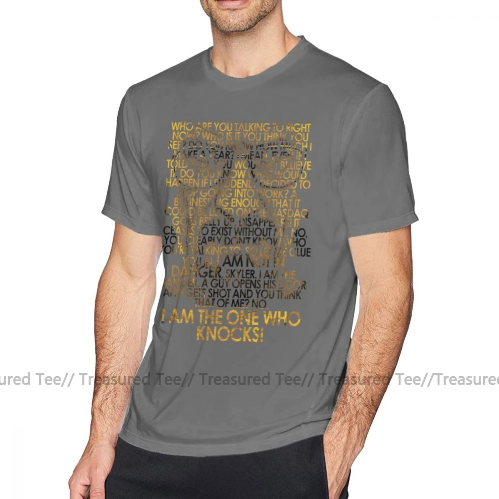 Футболка «Breaking Bad», футболка «Breaking Bad-Heisenberg», Мужская большая футболка, Повседневная забавная футболка из 100 хлопка с графическим рисунком - Цвет: Dark Grey