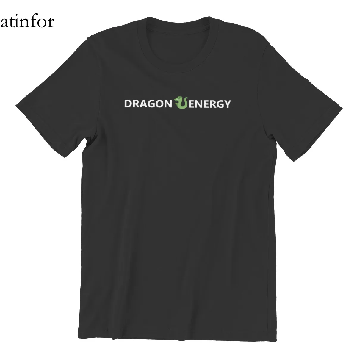 Энергию дракона футболка основы принт 100% хлопковые рубашки в стиле панк 4XL 5XL 6XL