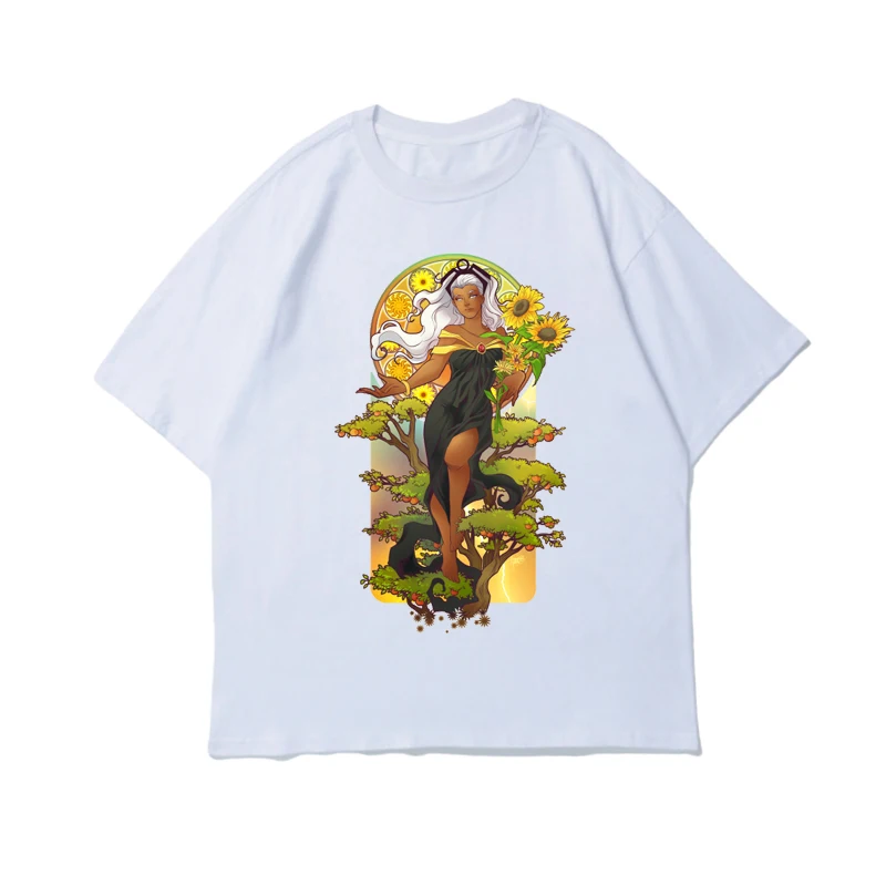 

2021 Unisex Hip Hop T-Shirt Sweatshirt Ancient Culture Streetwear Summer Round Neck Short Sleeve Harajuku Oversized TEES