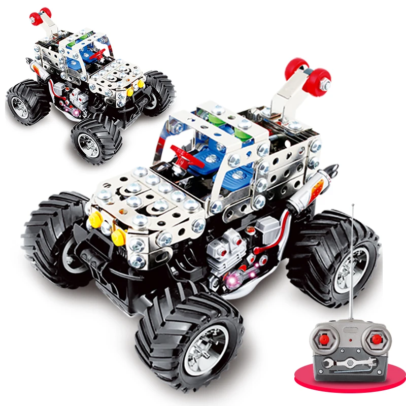 Стальные блоки игрушки с дистанционным управлением 3D головоломка металлические