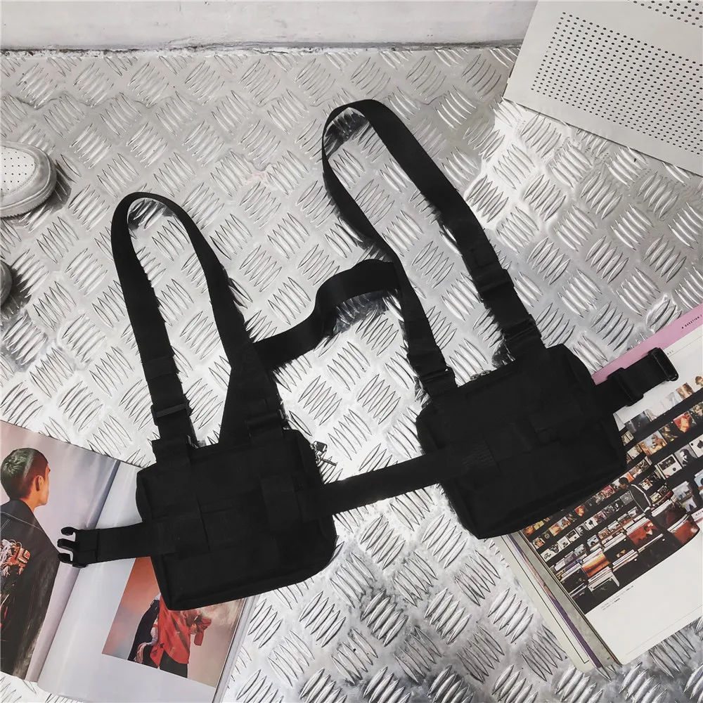 Новая функциональная модная нагрудная сумка для мужчин и женщин в стиле хип-хоп