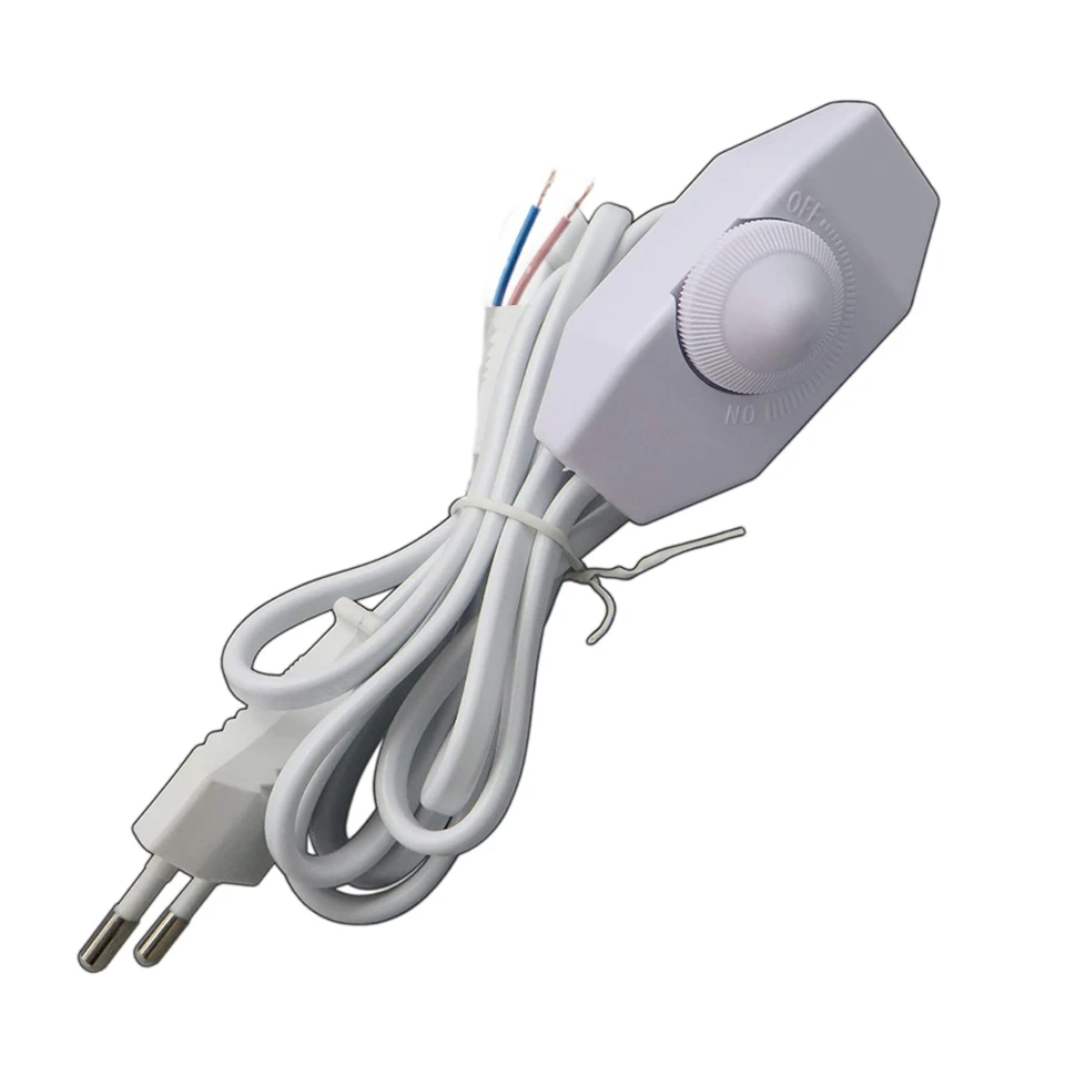 

1.8M LED Dimmer Switch Cable Light Modulator Lamp Line Dimmer Controller For Table Lamp EU/US Plug 110V 220V Electricity wire