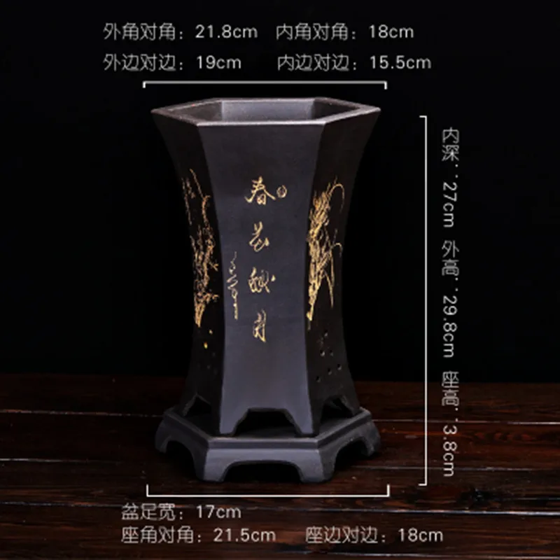 Керамическая Орхидея для сада специальная раковина шесть квадратов помещений с