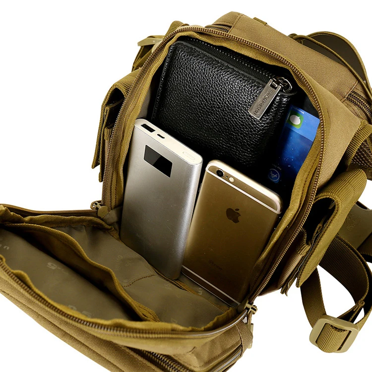 Outdoor Sports Tool Bag Men's Mountaineering Travel Running Single Shoulder Messenger Bag Leisure Leg Bag