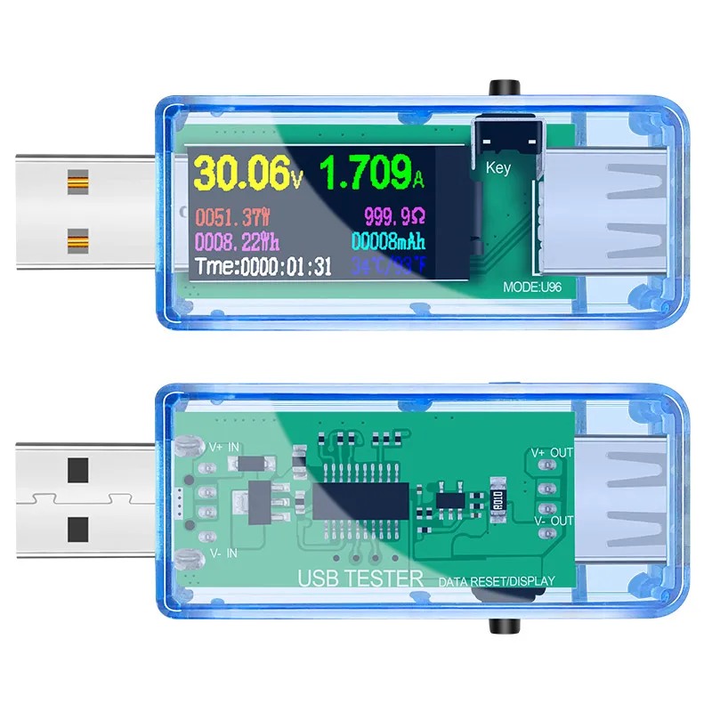 13 in 1 usb tester dc digital voltmeter amperimetro voltage current meter ammeter detector power bank charger indicator free global shipping