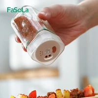 fasola glass sugar bowl salt and pepper shaker bottle jars for spices seasoning can kitchen supplies gadget kitchen organizer