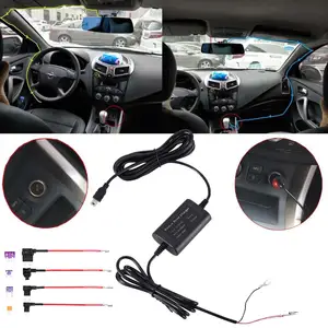 Видеорегистратор 12 В24 В до 5 В, защита от низкого напряжения ACC, Электрический понижающий кабель, адаптер питания MINI USB 12 В до 5 В