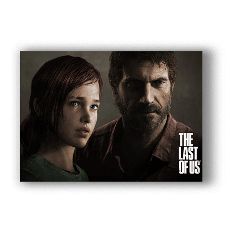 Последний из нас игра плакат печать зомби выживания ужас Действие HD Холст