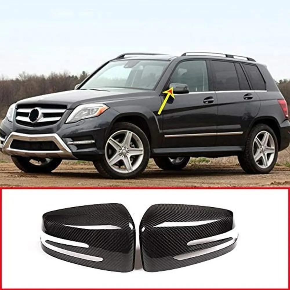

Real Carbon Fiber For Mercedes Benz W204 A W176 E W212 E W207 GLA X156 CLA W117 CLS W218 Side Rearview Mirror Cap Cover Stickers