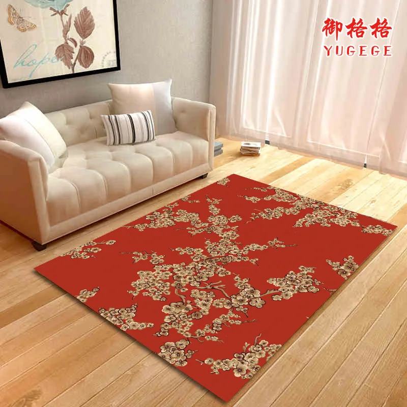New Arrival Chinese style digital printing carpet living room bedroom door mat Coffee Table Sofa Bedroom Non-slip rug | Дом и сад