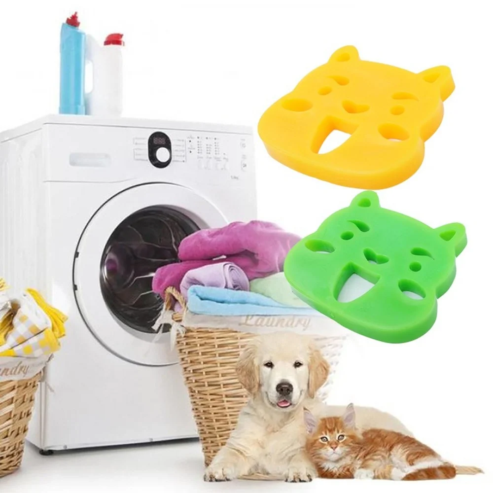 Pet Hair Remover Silicone Furzapper Washing Machine Reusable Laundry Fur Catcher Cleaning Product Accessory Sofa Car Rug Clean