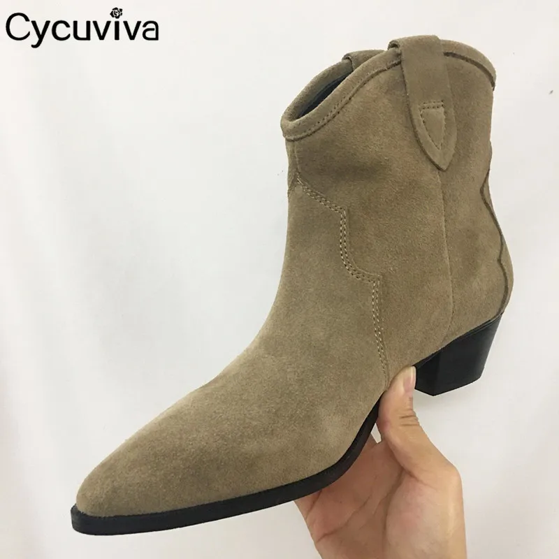 Распродажа Детские замшевые Полусапоги Челси на массивном каблуке короткие