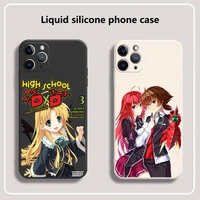 high school dxd phone case for iphone 13 12 11 mini pro xs max xr 8 7 6 6s plus x 5s se 2020