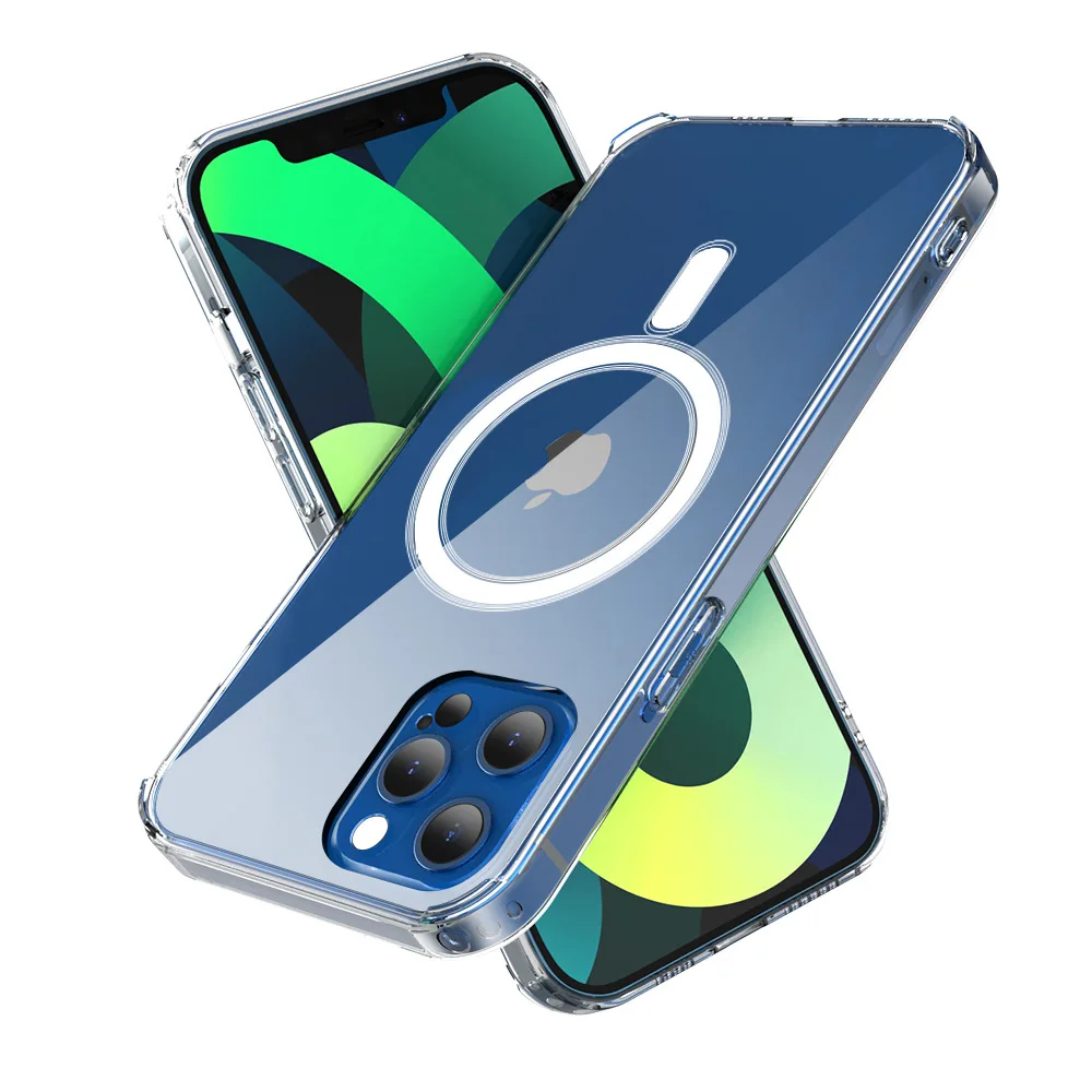 

ZUIDID For Magsafe Magnetic Wireless Charging Case For iPhone 12 13 Pro MAX mini Shockproof Cover Cases