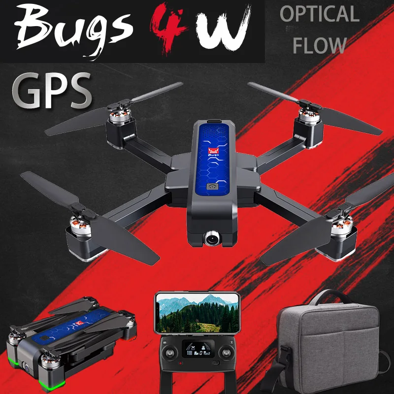 B4W gps Дрон бесщеточный складной Радиоуправляемый Дрон 5G Wifi Fpv с камерой 4K антивибрационный оптический поток Радиоуправляемый квадрокоптер вертолет