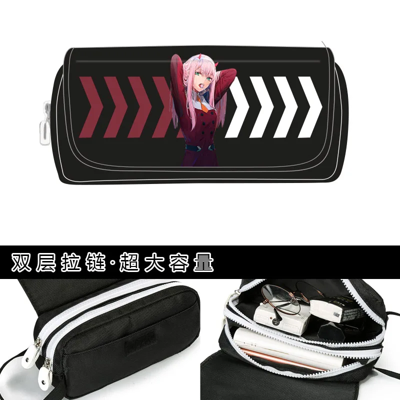 Чехол для карандашей с аниме солидный в Фране два Студенческая сумка ручек на