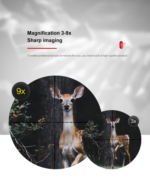 3 9X40 Сфера провода дальномером Охота Олень пневматическая винтовка Охотный