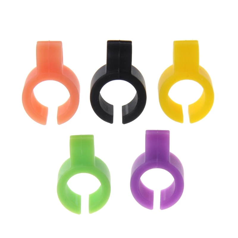 

5pcs Silicone Cigarette Holder Ring for Smoker Hands Free For Console PC Gamers R2LE