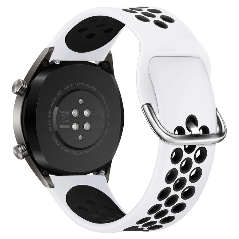 Ремешок силиконовый для Huawei watch gt 2 46 мм сменный Браслет смарт-часов Honor Magic/galaxy Watch |