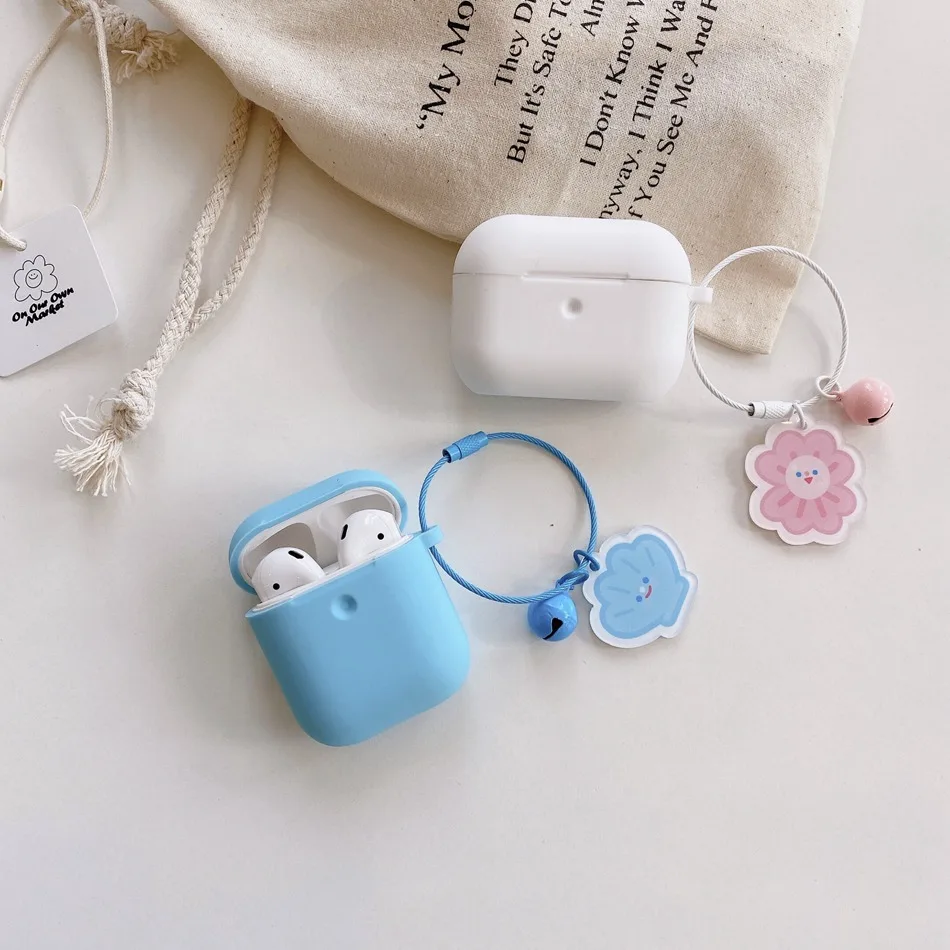 Чехол для AirPods милый мультяшный чехол наушников с изображением медведя и щенка