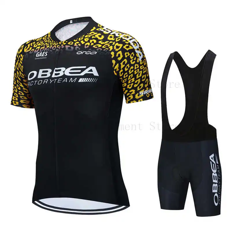 

Hot Sale Cycling Set Mens Cycling Jersey Short Sleeve Bicycle Cycling Clothing Bib Shorts Set Men Bike Ropa Ciclismo Triathlon