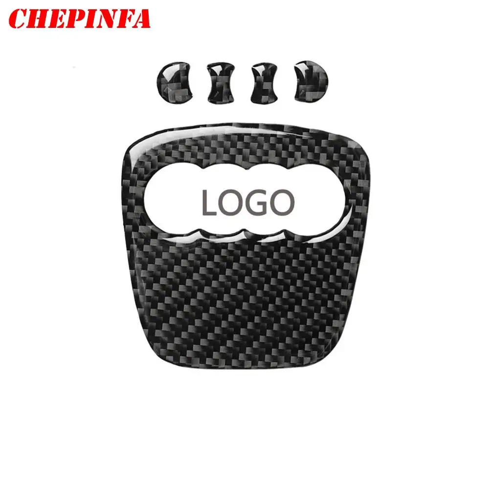 Автомобильное кольцо на руль из углеродного волокна отделка наклейка с