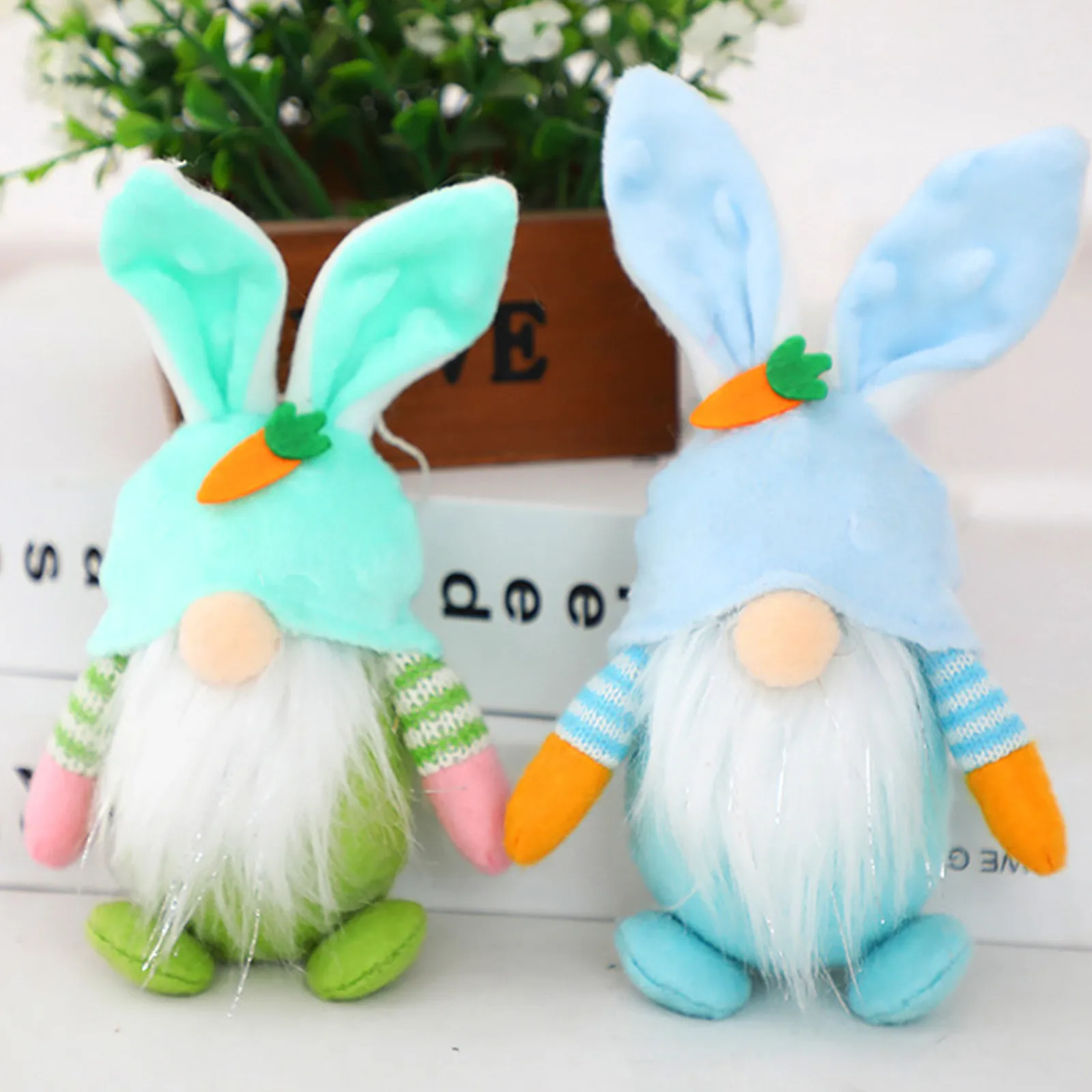 

Easter Decoration Doll Rabbit Ears ToyGift For Girlfriend Decoration Ornaments Rabbit Doll Ornaments Toys Juguetes Para Nios