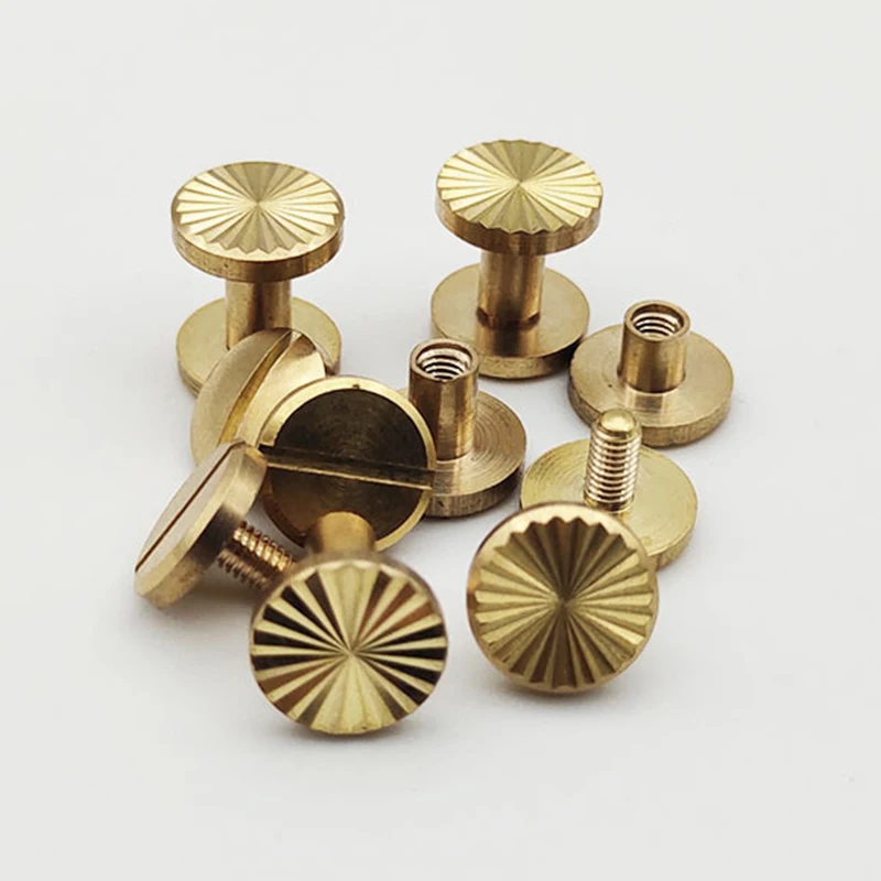 Leather Diy Handmade Metal Craft Screw Nail Rivet Garment Ac