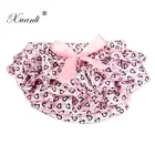 Одежда для малышей; Штанишки для малышей для маленьких девочек; Шорты с оборками; Атласные трусики с бантом; Детские трусики-подгузники; 11 цветов