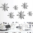 6 шт. 3D бумажные снежинки, рождественские украшения для дома, подвесной декор, рождественский подарок 2021, новогодний декор, рождественские товары