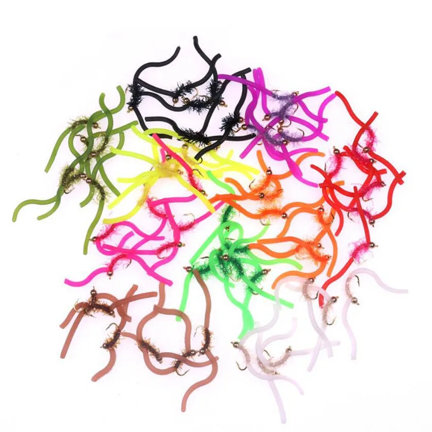 Латунная головка бусины 10/20 штук змеевидная летка червь Нимфа Сан-Хуана | Спорт и