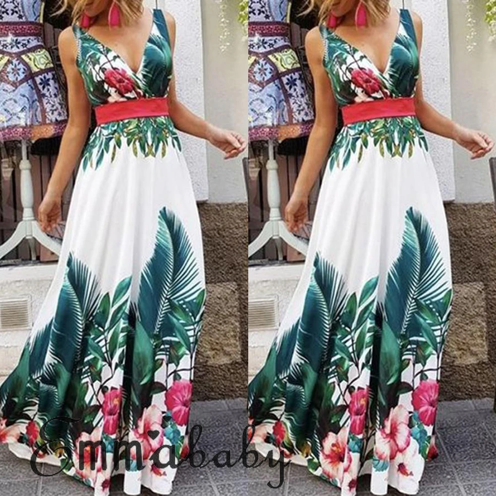 

Женское облегающее платье-макси с высокой талией и V-образным вырезом