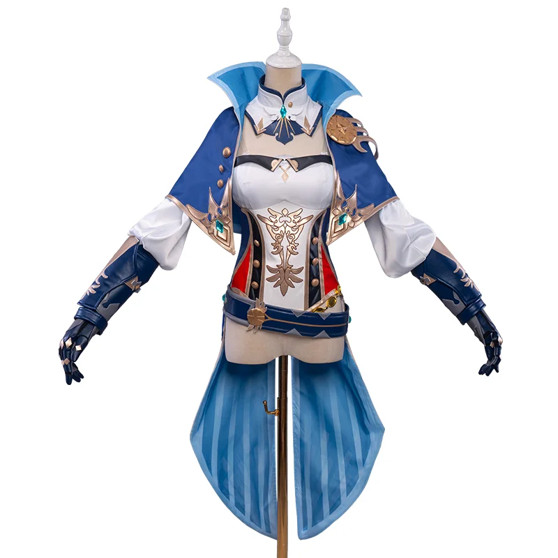 

Pre-sale Uwowo Genshin Impact Jean Cosplay Costume Carnival Halloween Women Girl Kids Game Costumes Performance Outfit
