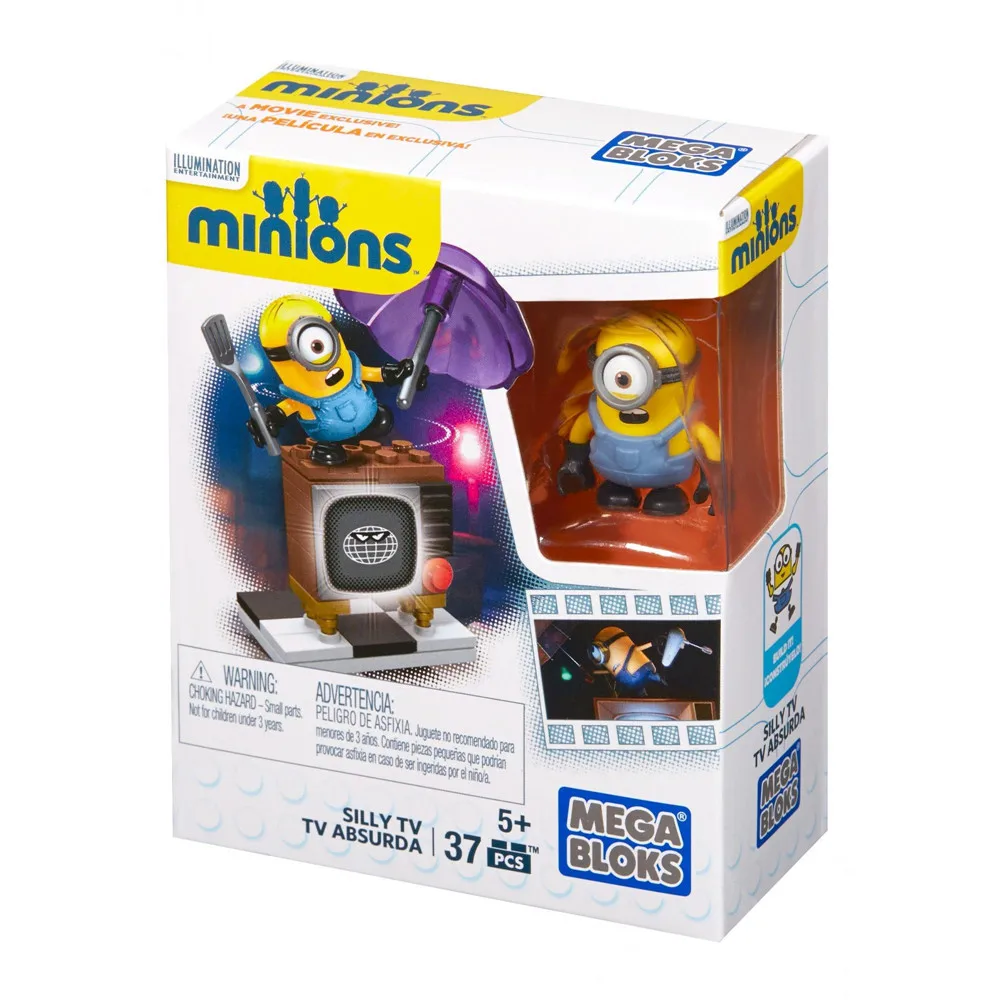 Mega Bloks Despicable Me Minions Silly TV 37pcs/pzs -5years old Children Toys Festival Christmas Gift | Игрушки и хобби