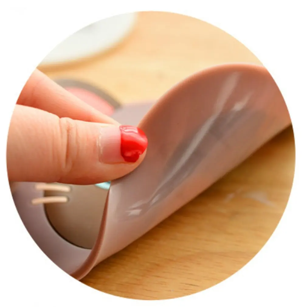 Силиконовый изоляционный коврик нескользящий для чашек обеденный стол