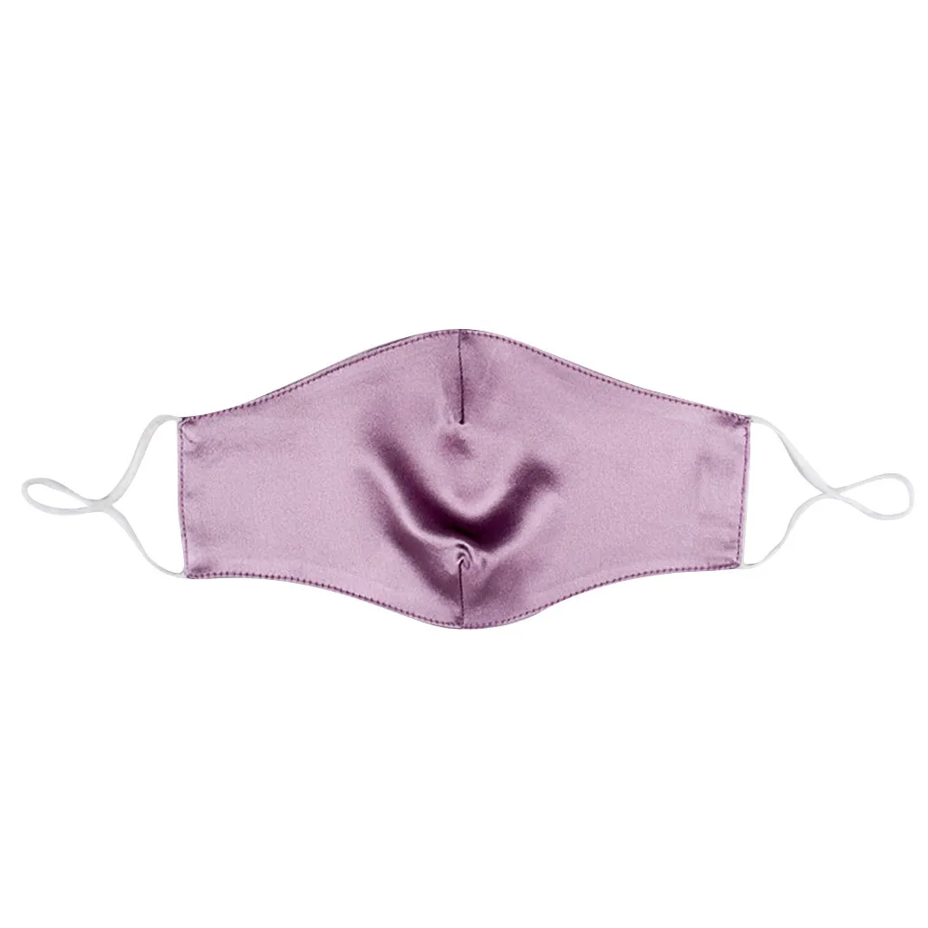 

Face mask high class natural silk for women or child real silk washable light soft comfortable mascarillas Ultrathin Double-deck