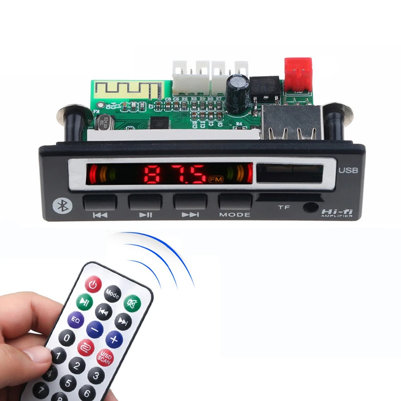 Музыкальный MP3 плеер Bluetooth 5 0 беспроводной приемник аудио декодер плата USB TF FM