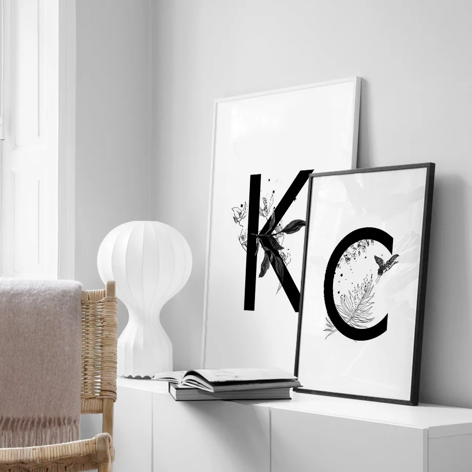 Настенная картина с изображением цветов животных пейзажа черного английского