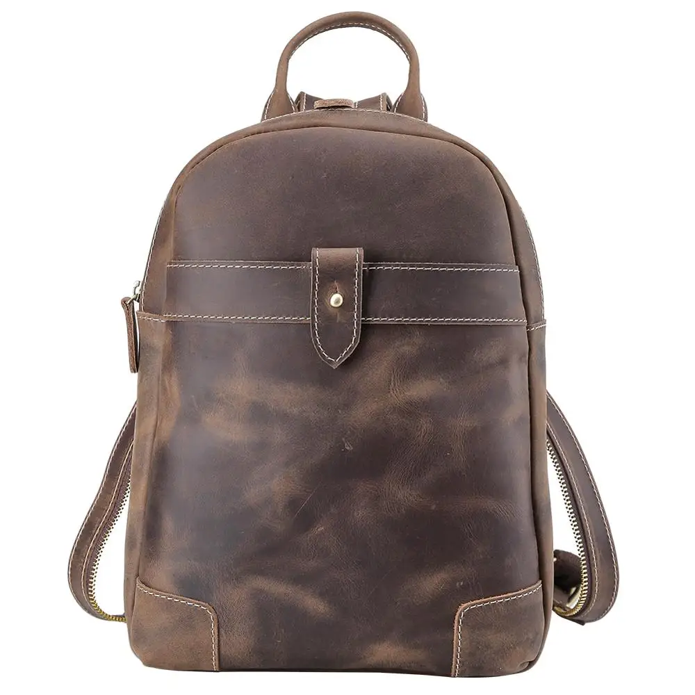 TIDING маленький рюкзак из натуральной кожи сумка на плечо Женская Ретро через