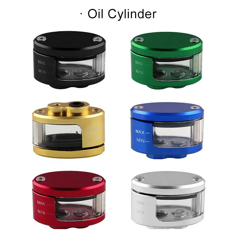 Универсальный CNC алюминиевый сплав мотоцикл бачок тормозной жидкости для