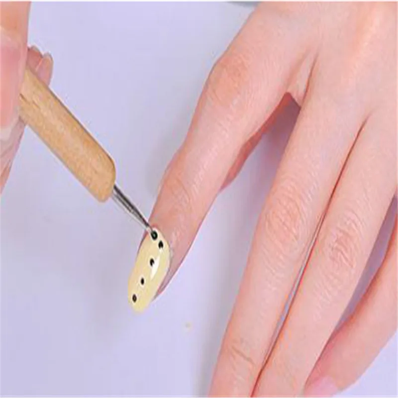 5 шт. 2 способа деревянная ручка для раскрашивания инструмент Marbleizing дизайна