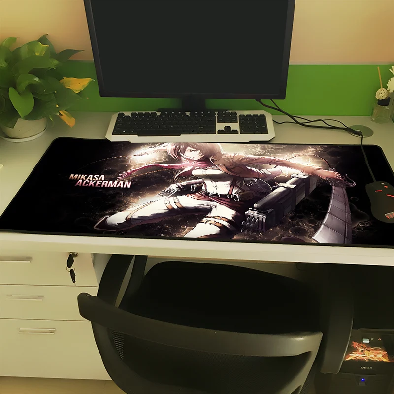 Коврик для мыши XGZ большого размера с мультяшным рисунком резиновый