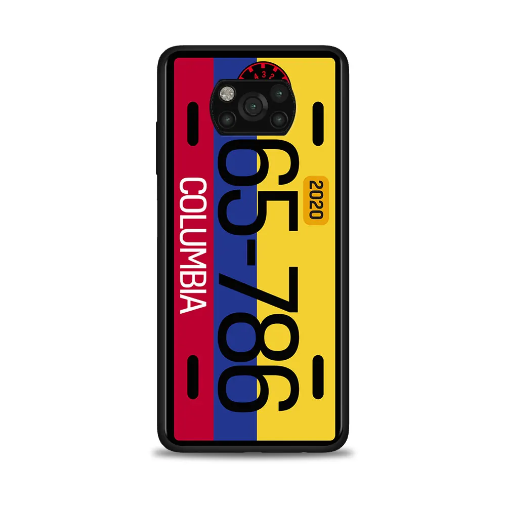 

Number License New York Plate Case For Xiaomi Poco X3 NFC 6.67 inch Silicone Soft TPU Phone Cover For Xiaomi Poco M3 Cases Funda