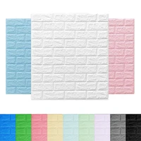 101530pcs self adhesive 3d brick sticker diy waterproof foam wallpaper kids room kitchen roof ceiling background wall decals