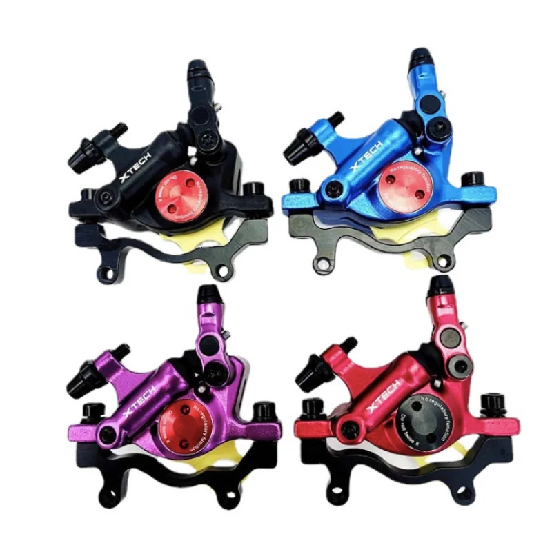 MTB Road Bike Line Pulling Hydraulic Disc Brake Caliper Front Rear Mountain Bicycle Oil Disc Brake E-BIKE Brake Rotor 160MM