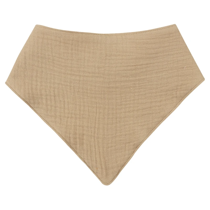 

Детский хлопковый слюнявчик для новорожденных однотонный треугольный шарф для кормления детской одежды тканевый подарок для мальчиков и д...